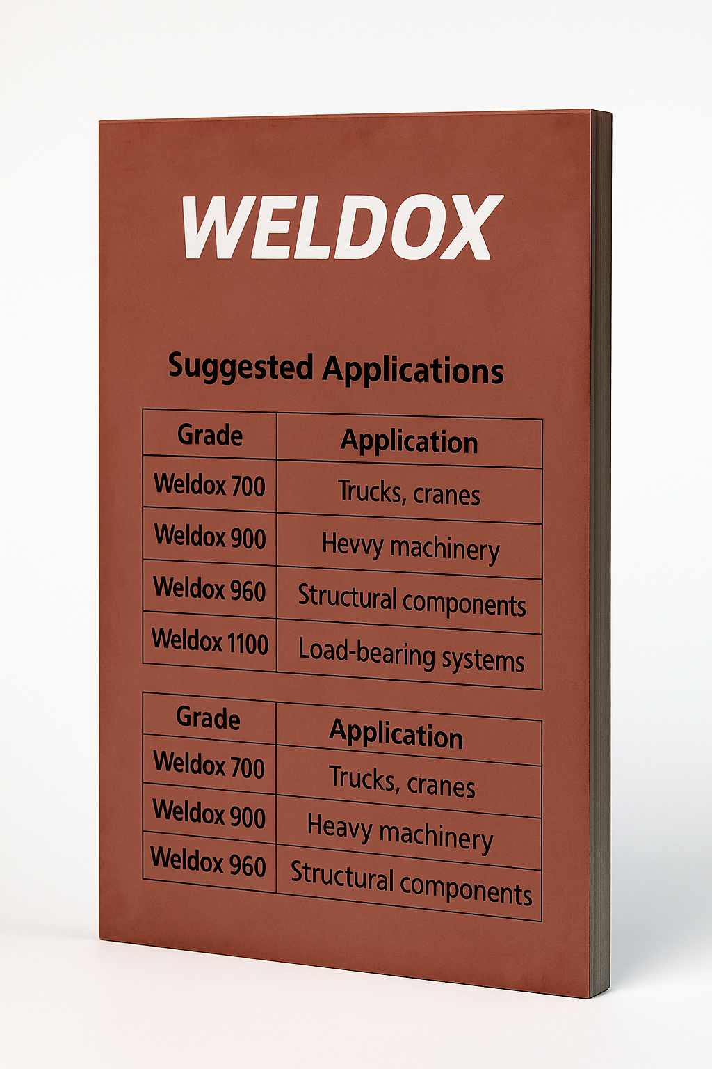 ورق ضد سایش Weldox
